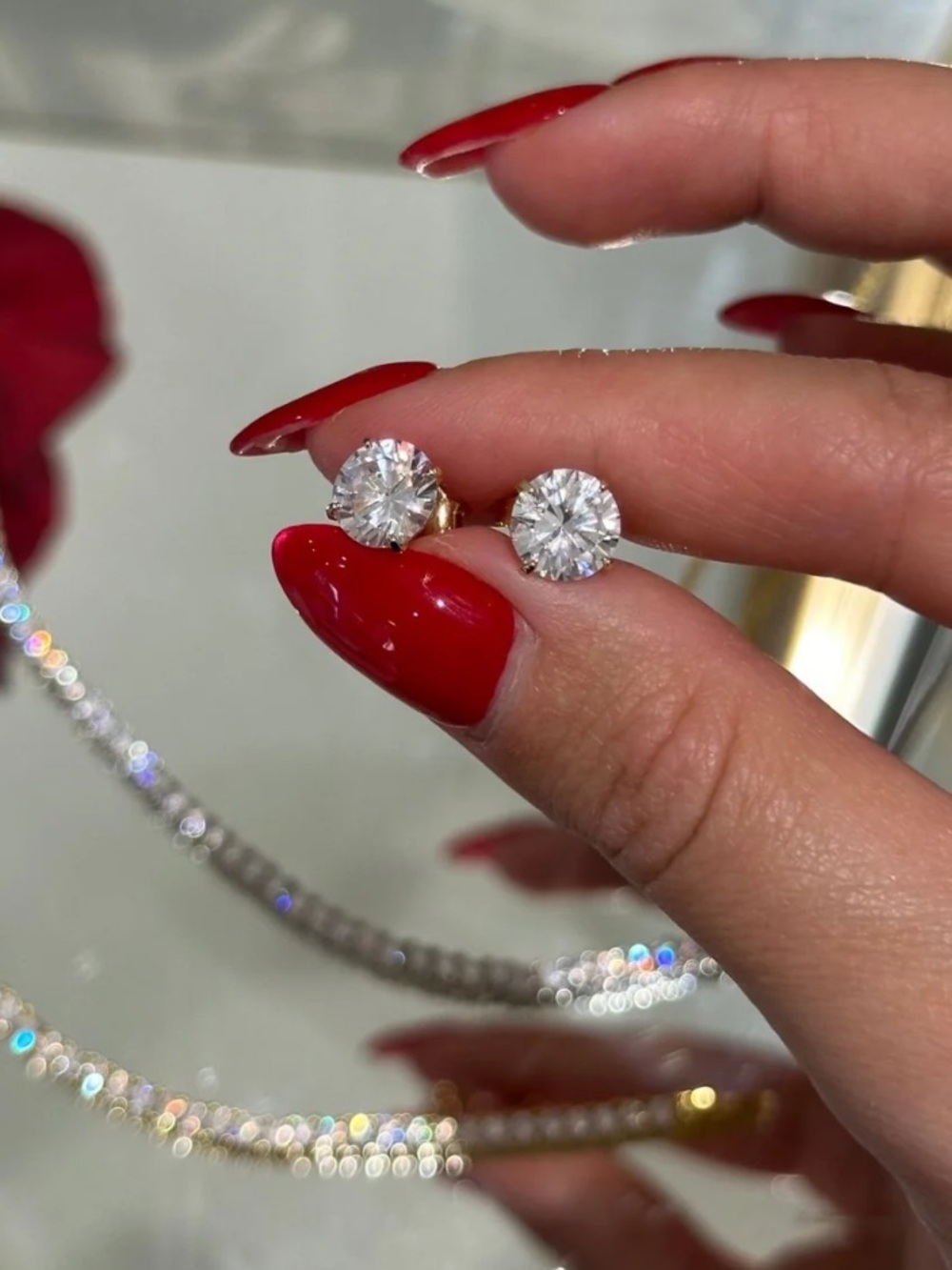 NOA 2 Carat Simulated Diamond Studs